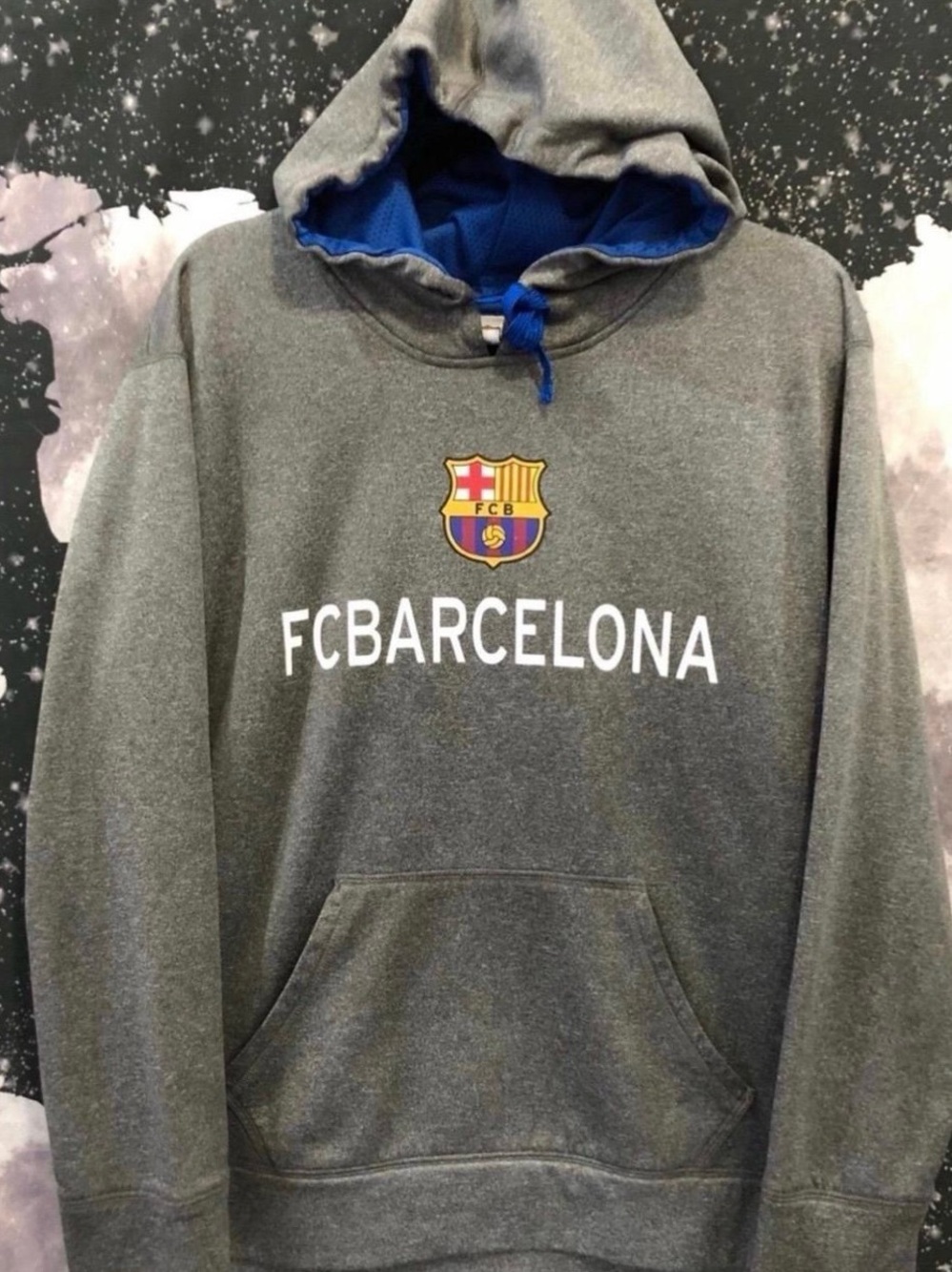 FC Barcelona Sports Club Pullover Hoodie
